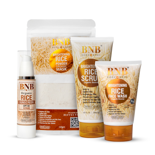 BNB Rice Renewel Bundle ( Rice Kit + Rice Sunscreen Spf )